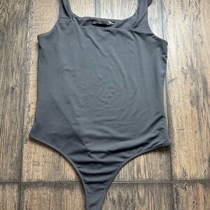 Dress Forum Charcoal Bodysuit